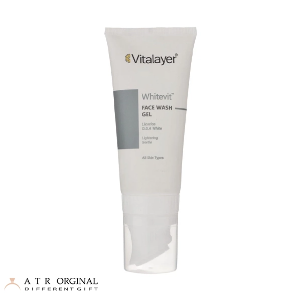 Whitevit Vitalier cleansing gel 200ml ژل شستشوی پوست های کدر و مستعد لک Whitevit ویتالیر 200ml